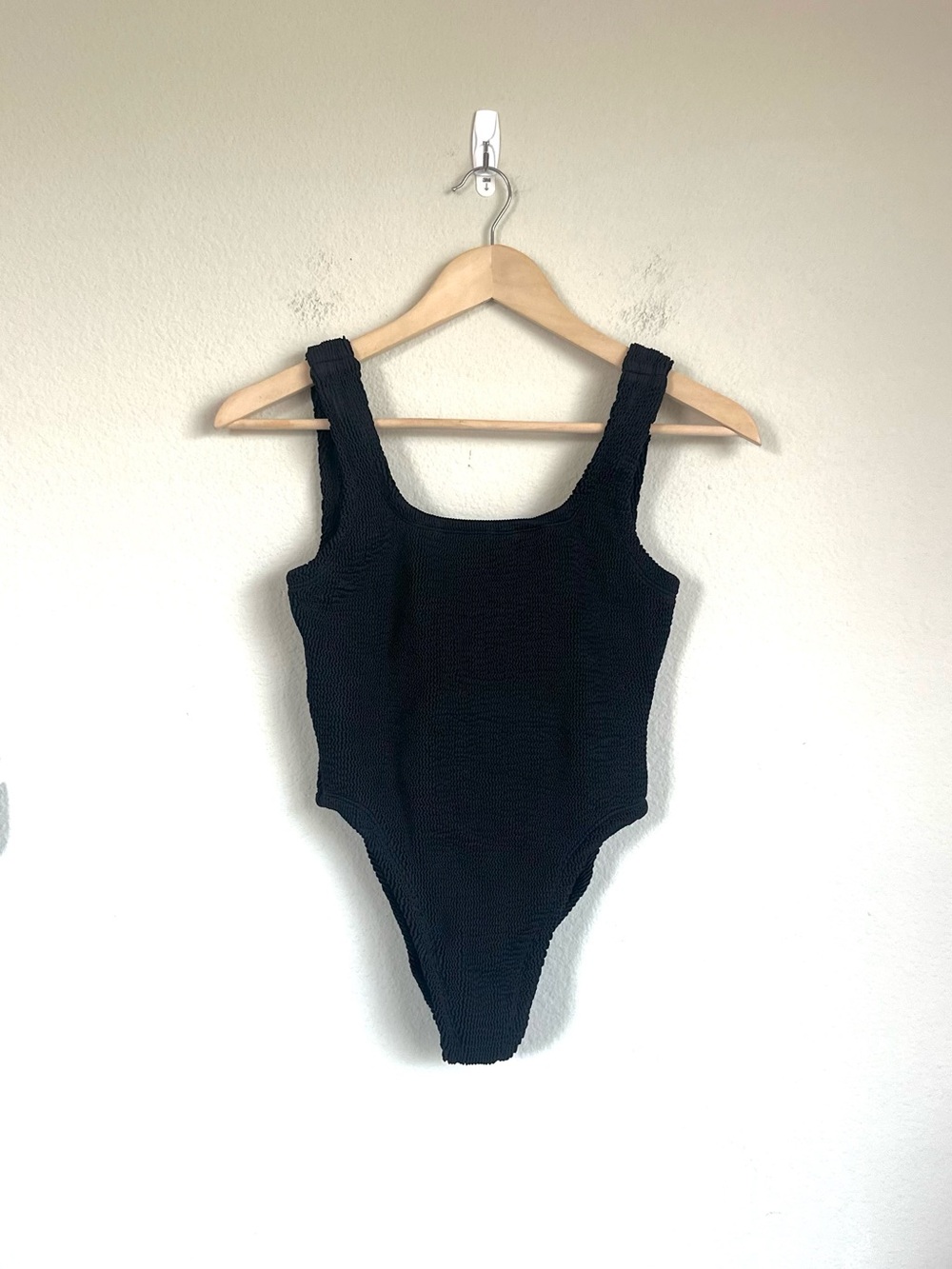 NWT Kut Swim Black Scrunchie One Piece Swimsuit